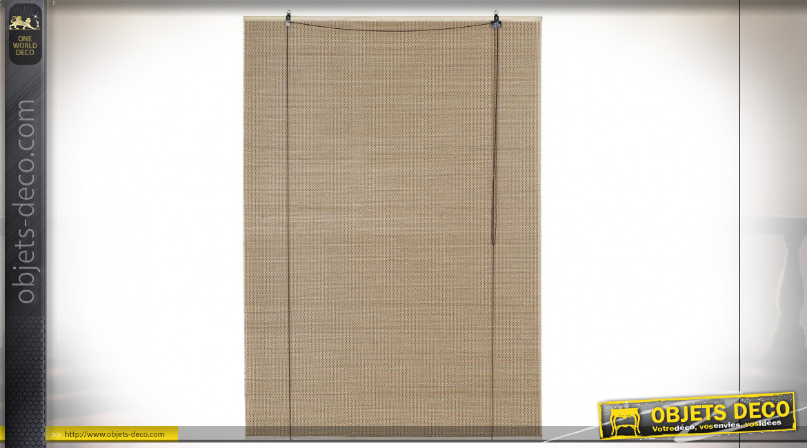 STORE BAMBOU 120X3X170 ROULABLE NATUREL