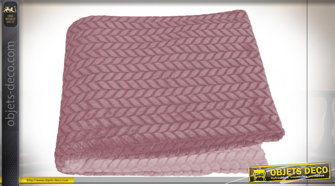 COUVERTURE POLYESTER 150X200X2 260 GSM. BASIC ROSE