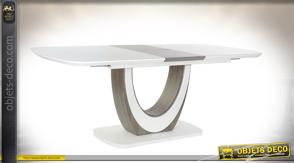 TABLE BOIS MDF 140X80X76 180 EXTENSIBLE