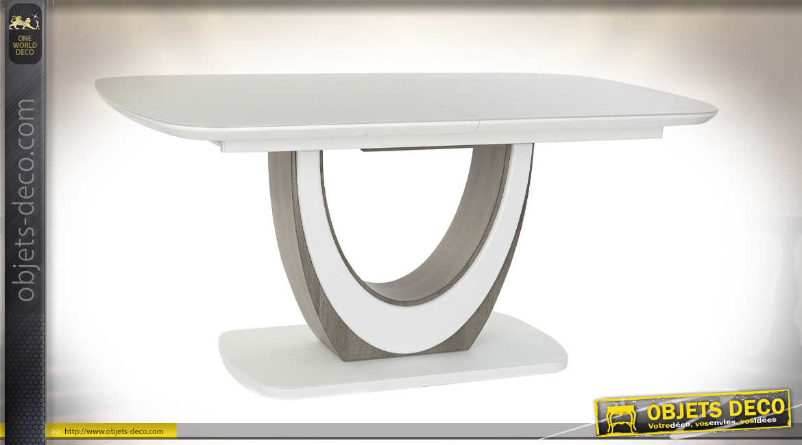 TABLE BOIS MDF 140X80X76 180 EXTENSIBLE