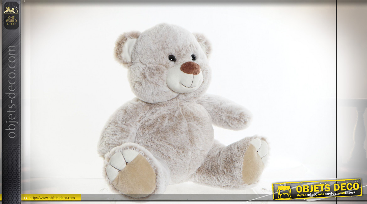 PELUCHE POLYESTER 20X10X30 OURS 2 MOD.