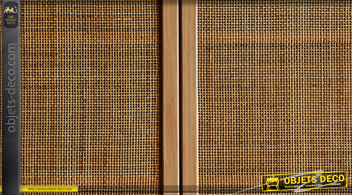 Armoire en bois de pin finition clair, de style scandinave, 2 portes et 1 tiroir, 160cm