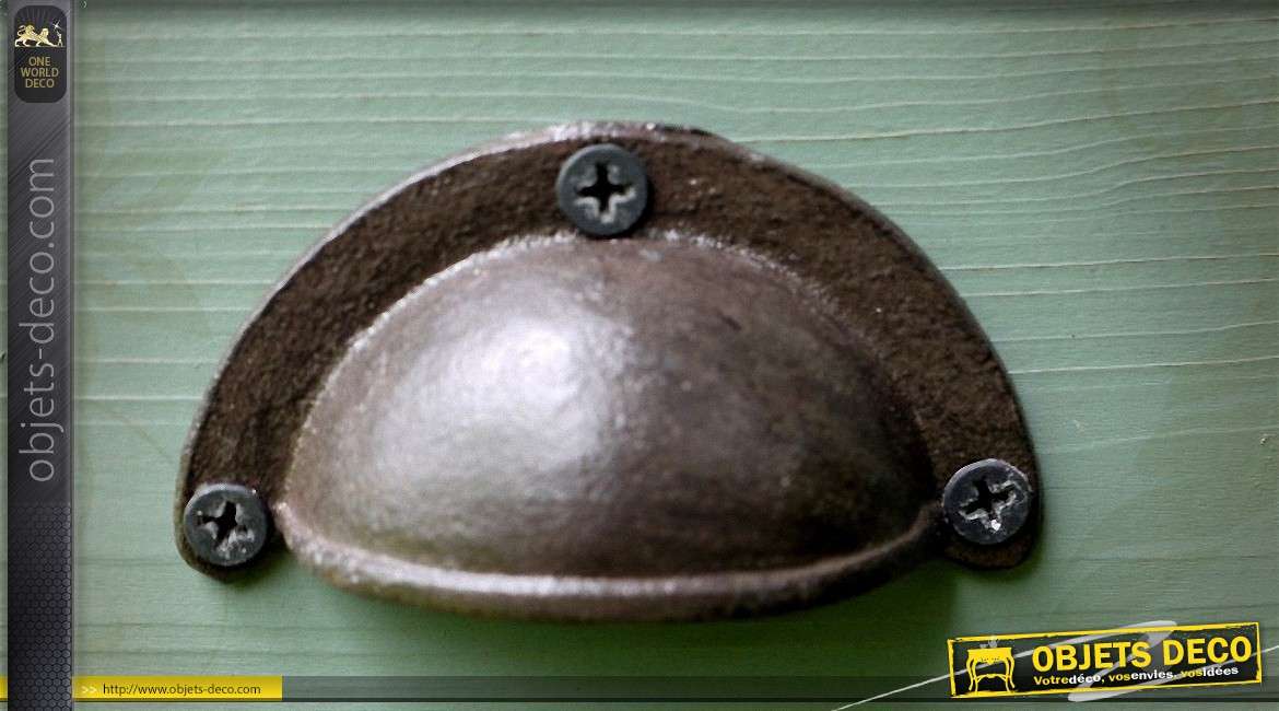 Bouton de Meuble Métal Porte Rétro Antique Poignée or Noir