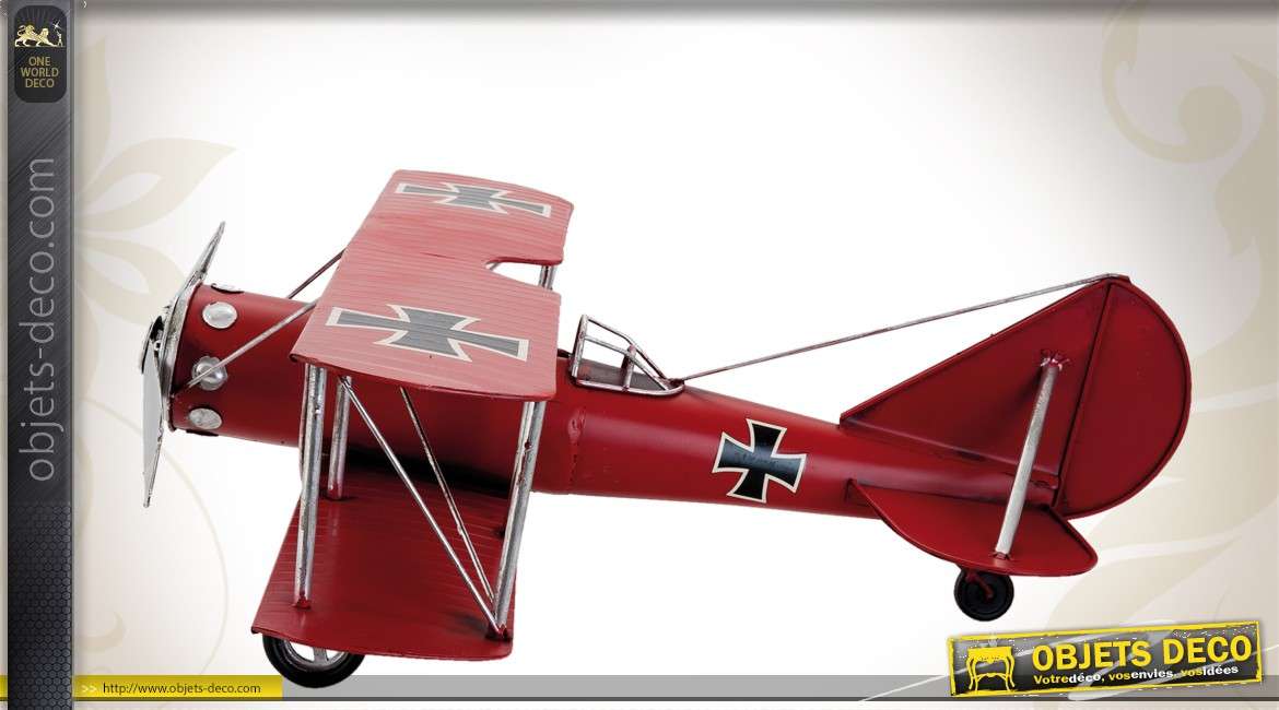 Modèle réduit biplan Fokker allemand