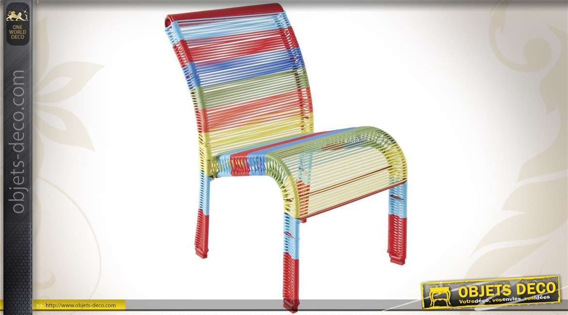 Chaise colorée de style moderne pour enfant