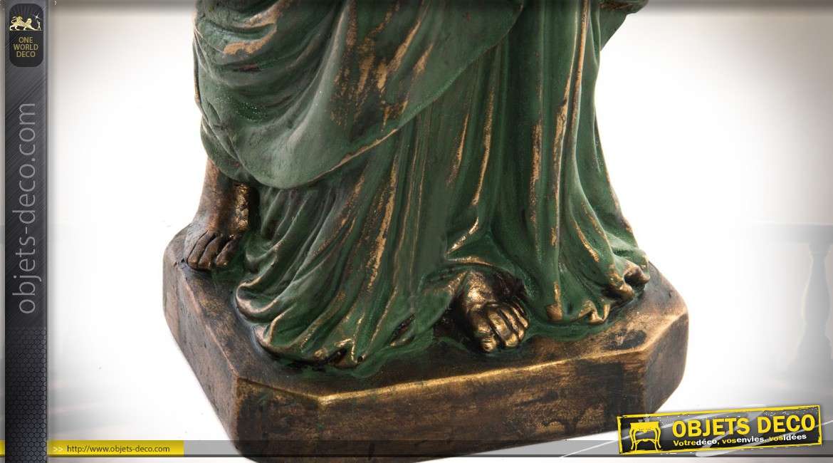 Statuette Statue de la Liberté coloris bronze vieilli 48 cm