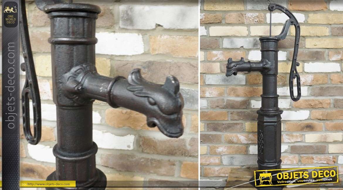 Pompe à eau manuelle en fonte grand modèle 97 cm