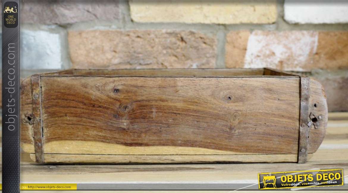 Moule à brique en bois, modèle simple 30 cm