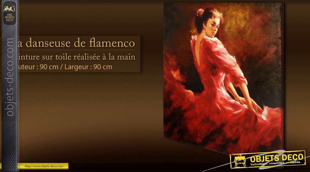 Tableau : la danseuse de flamenco