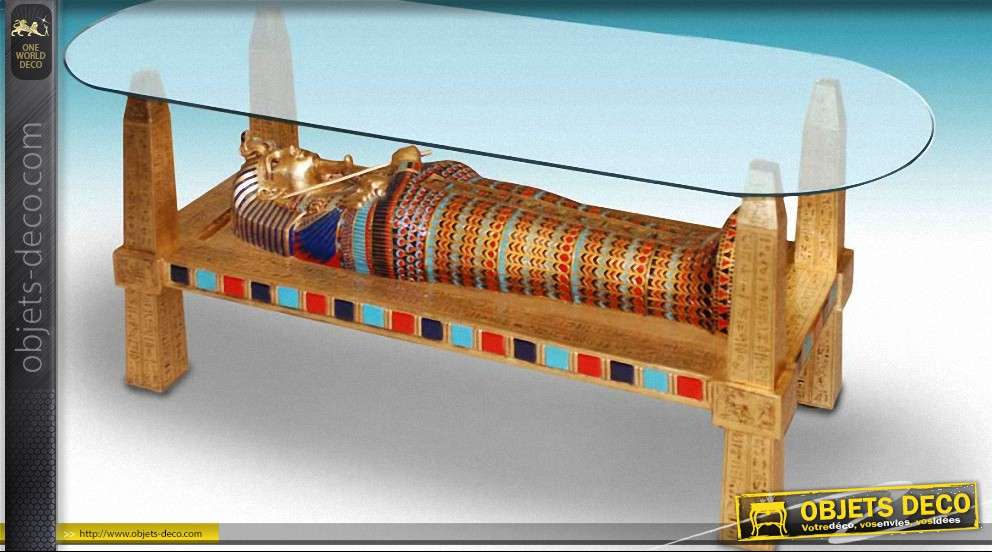 Table basse décorative : Egypte Ancienne