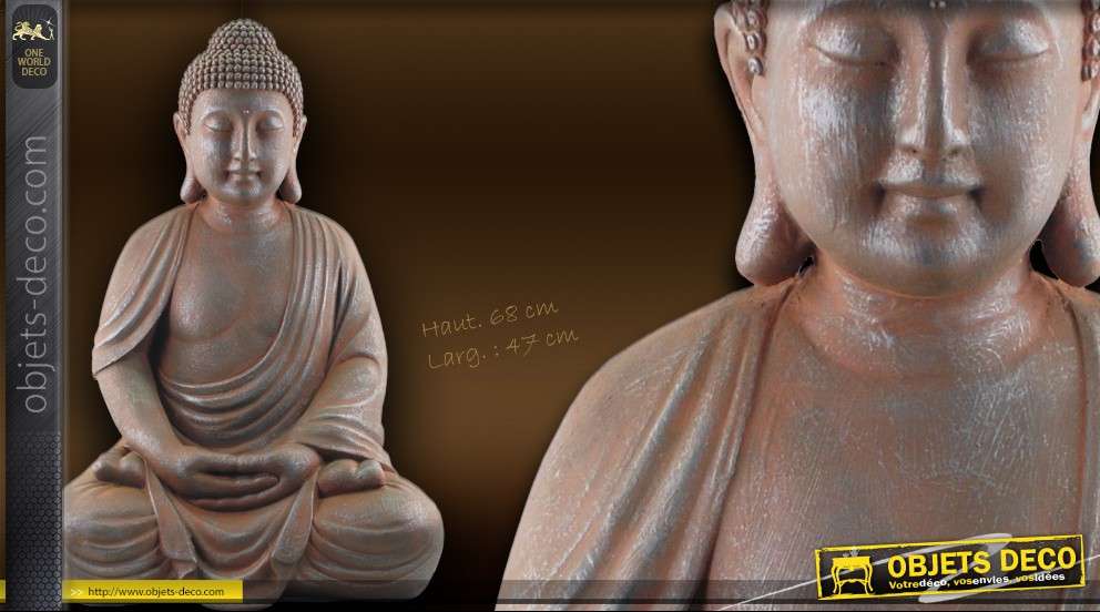 Statuette décorative Bouddha (68 cm)