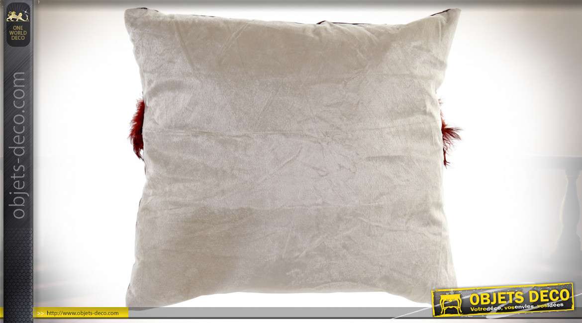 COUSSIN POLYESTER 45X45 420 GR. PLUMES 2 MOD.