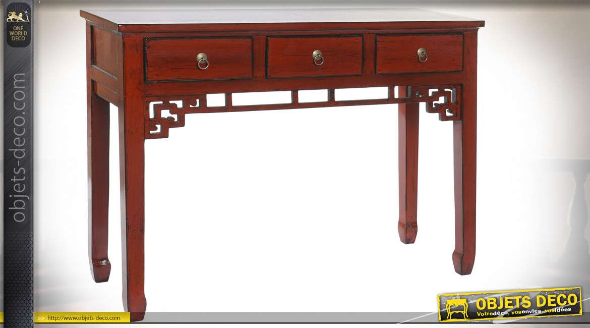 CONSOLE ORME 113X38X83 ROUGE