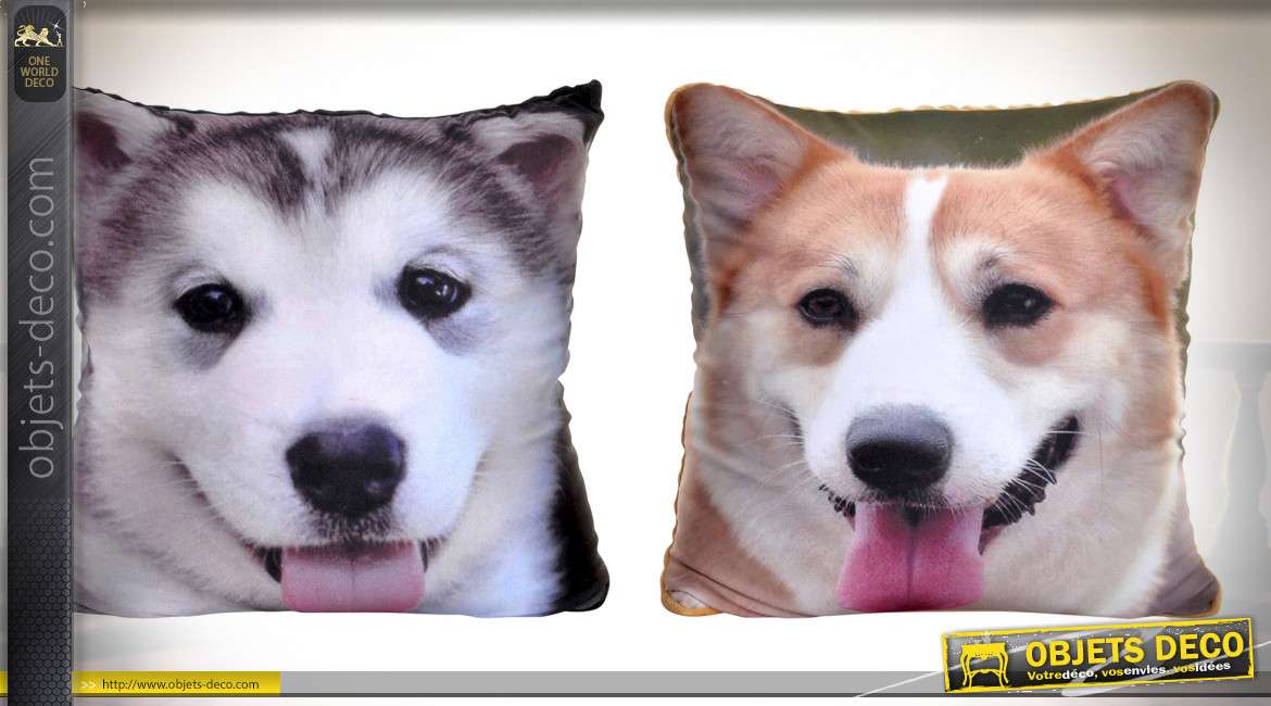COUSSIN POLYESTER 34X15X34 295 GR. CHIEN 2 MOD.