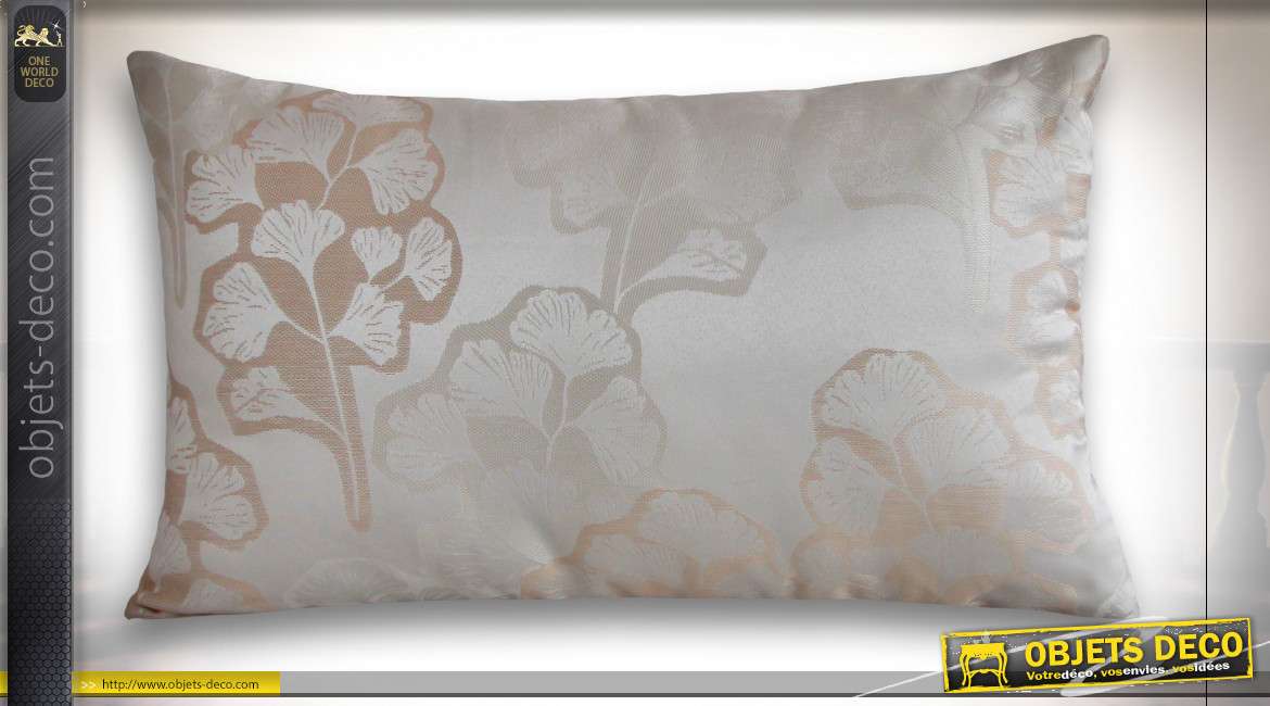 COUSSIN POLYESTER 50X30 350 GR. GINKGO BEIGE