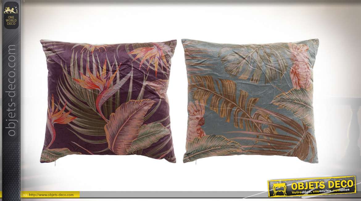 COUSSIN POLYESTER 45X45 420 GR. TROPICAL 2 MOD.