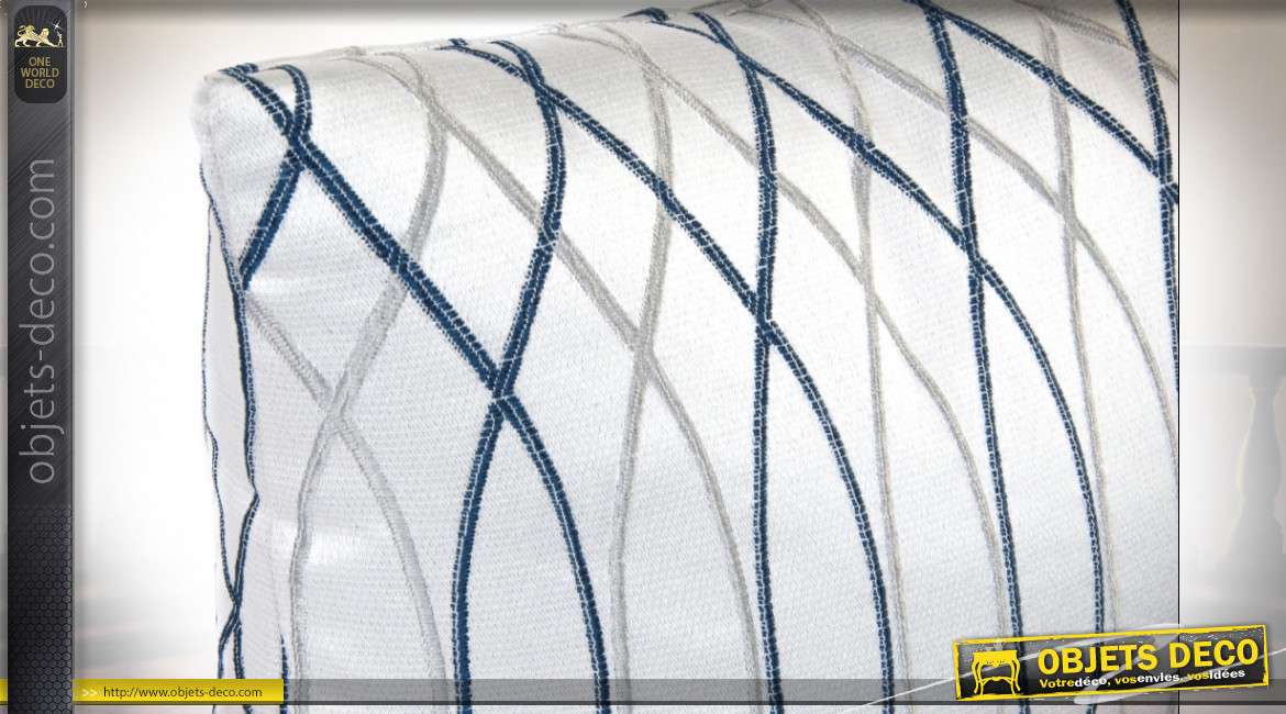 COUSSIN POLYESTER 50X30 350GR VAGUES