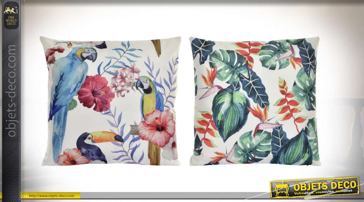 COUSSIN POLYESTER 45X45 500 GR. TROPICAL 2 MOD.