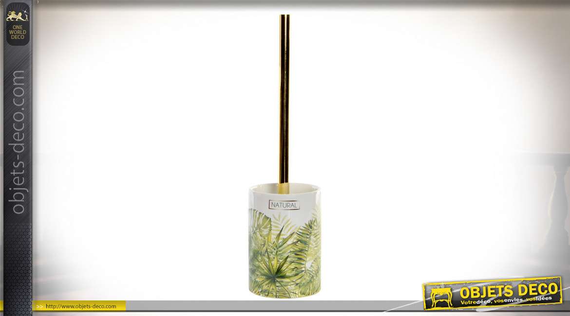 SUPPORT BROSSE WC DOLOMITE 9,5X9,5X35 TROPICAL