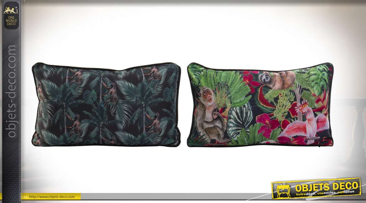 COUSSIN POLYESTER 50X30 380 GR. TROPICAL 2 MOD.