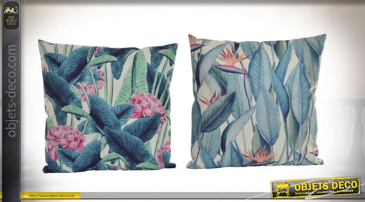 COUSSIN POLYESTER 45X45 400 GR. TROPICAL 2 MOD.