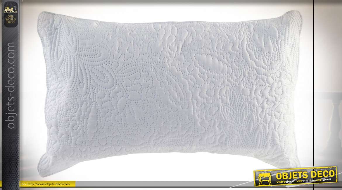 COUSSIN POLYESTER 60X40 400 GR. BLANC