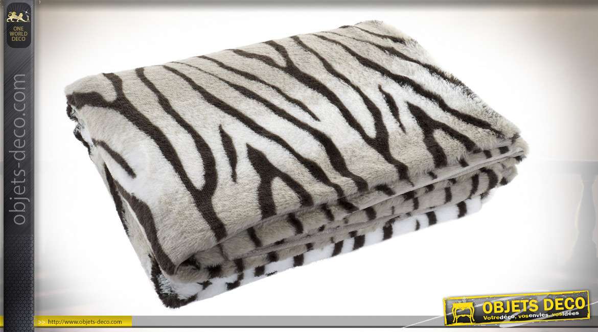 COUVERTURE POLYESTER 130X170 330 GSM. ZEBRE