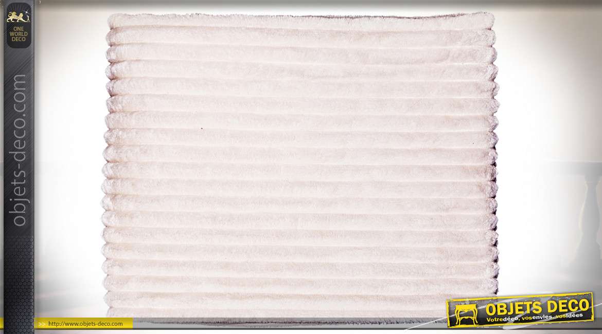 COUVERTURE POLYESTER 150X200 250 GSM. IVOIRE