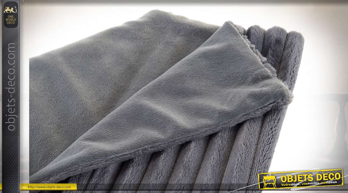 COUVERTURE POLYESTER 130X170 250 GSM. GRIS