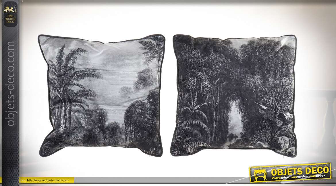 COUSSIN POLYESTER 45X45 490 GR JUNGLE 2 MOD.