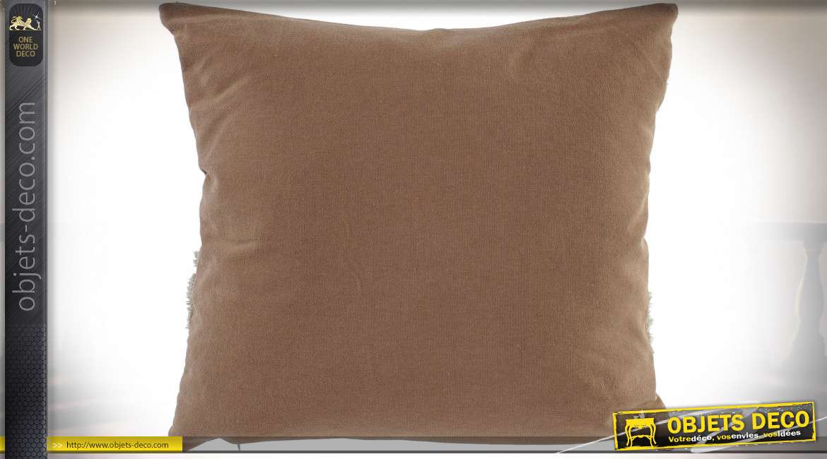 COUSSIN POLYESTER 45X45 692 GR. BRODÉ ROSE