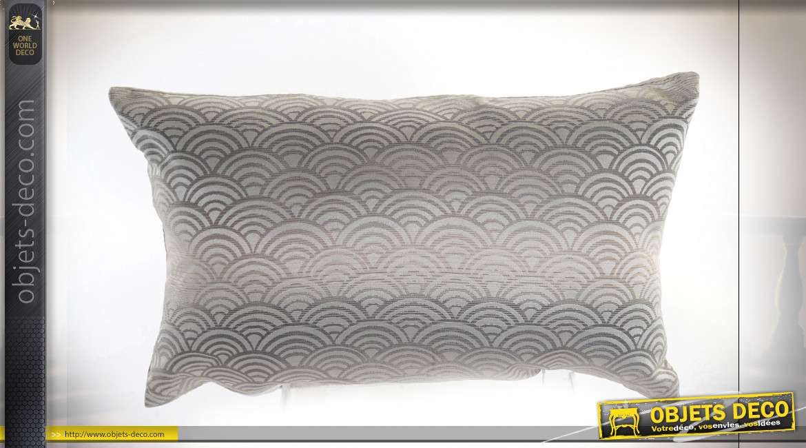 COUSSIN POLYESTER 50X30 350 GR. CLOUDS GRIS