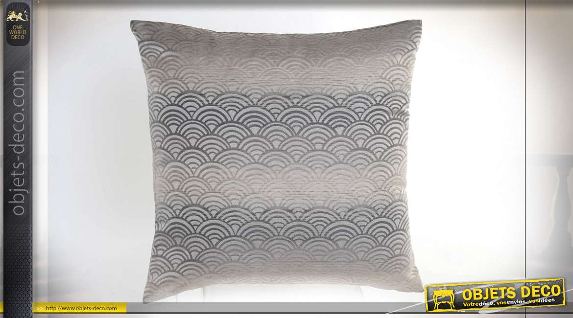 COUSSIN POLYESTER 45X45 450 GR. CLOUDS GRIS