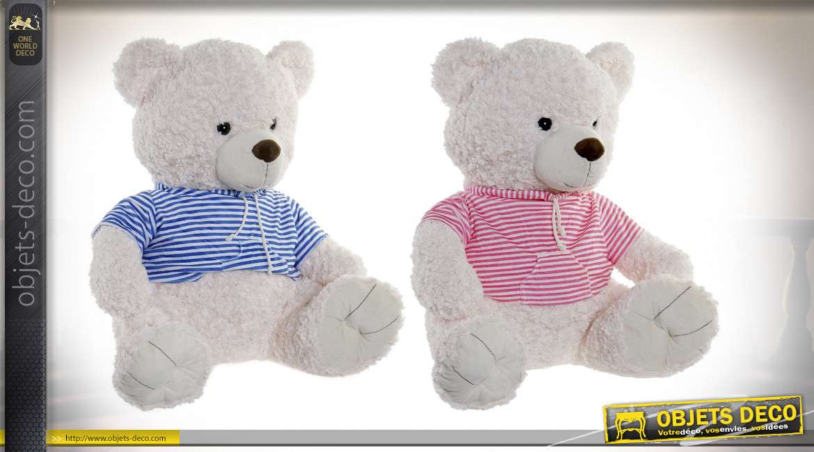 PELUCHE POLYESTER 55X55X57 OURS 2 MOD.