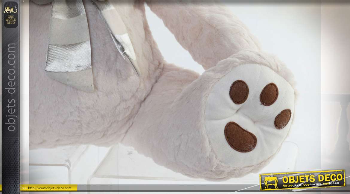 PELUCHE POLYESTER 51X37X50 OURS BEIGE