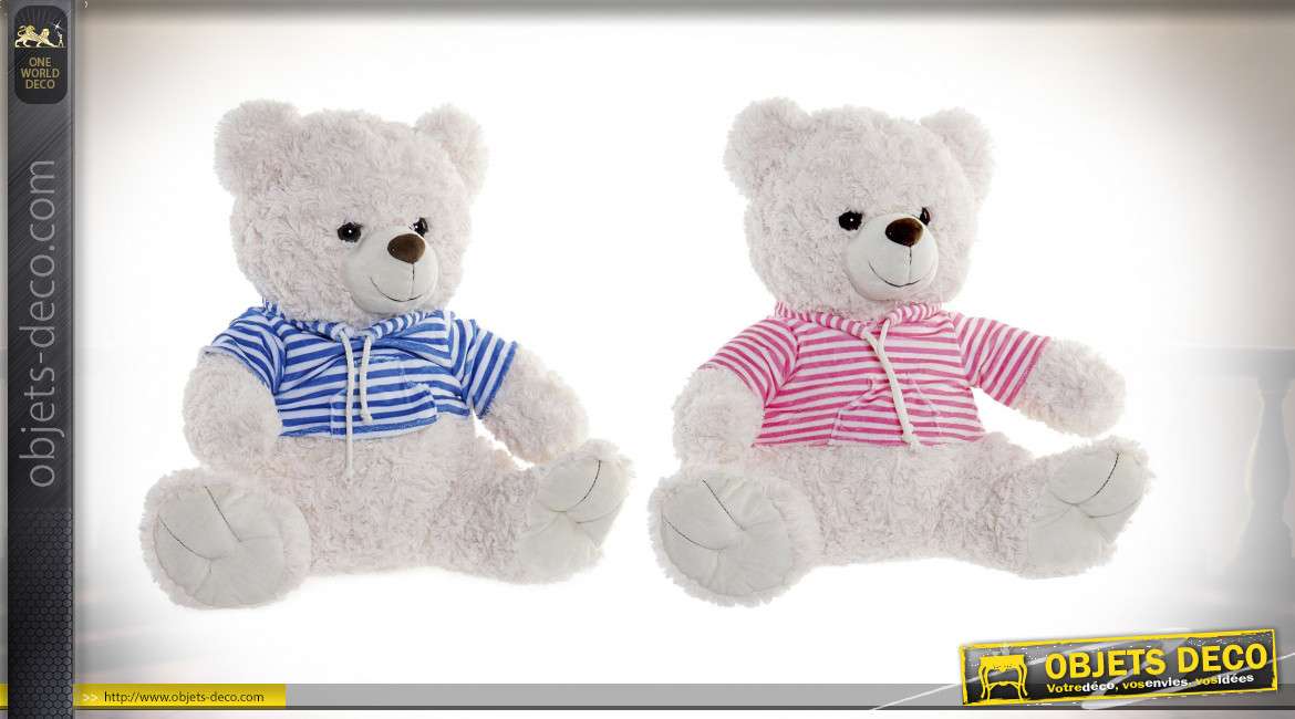PELUCHE POLYESTER 40X32X38 OURS 2 MOD.
