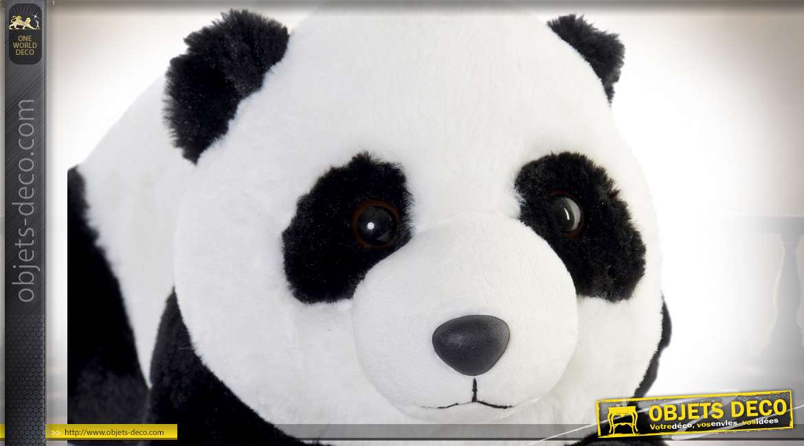 PELUCHE POLYESTER 48X26X24 0,49 OURS PANDA