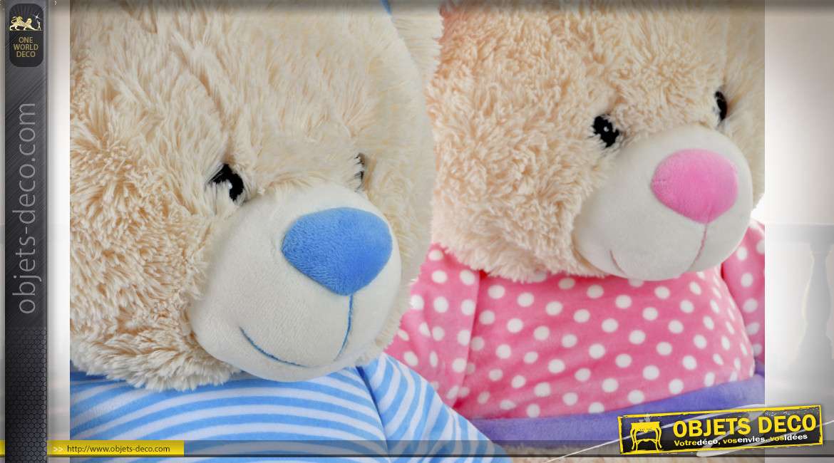 PELUCHE POLYESTER 44X30X40 0,59 OURS 2 MOD.