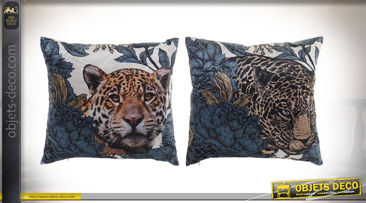 COUSSIN POLYESTER 45X45 420 GR. ANIMAL 2 MOD.