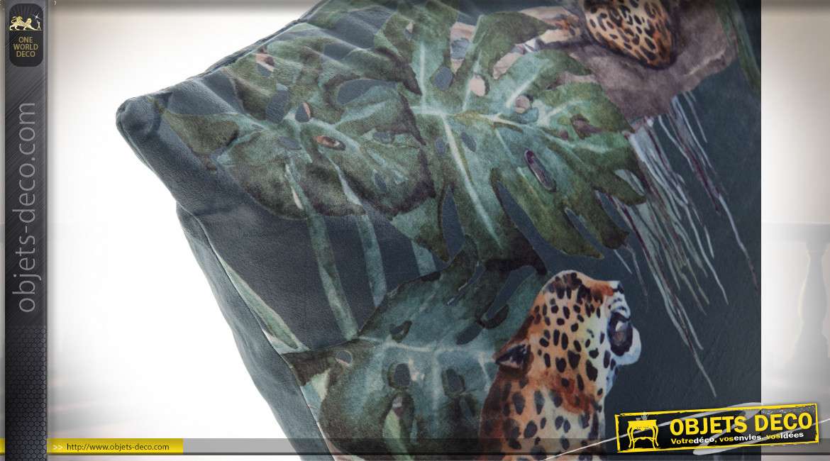 COUSSIN POLYESTER 45X45 400 GR. JUNGLE 2 MOD.