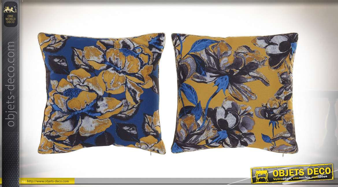COUSSIN POLYESTER 45X45 550 GR. FLORAL 2 MOD.