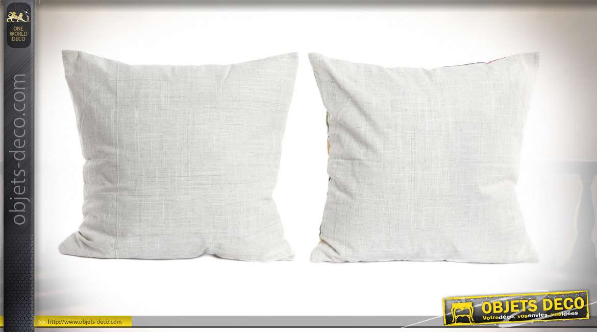 COUSSIN POLYESTER 45X45 PERROQUETS 2 MOD.