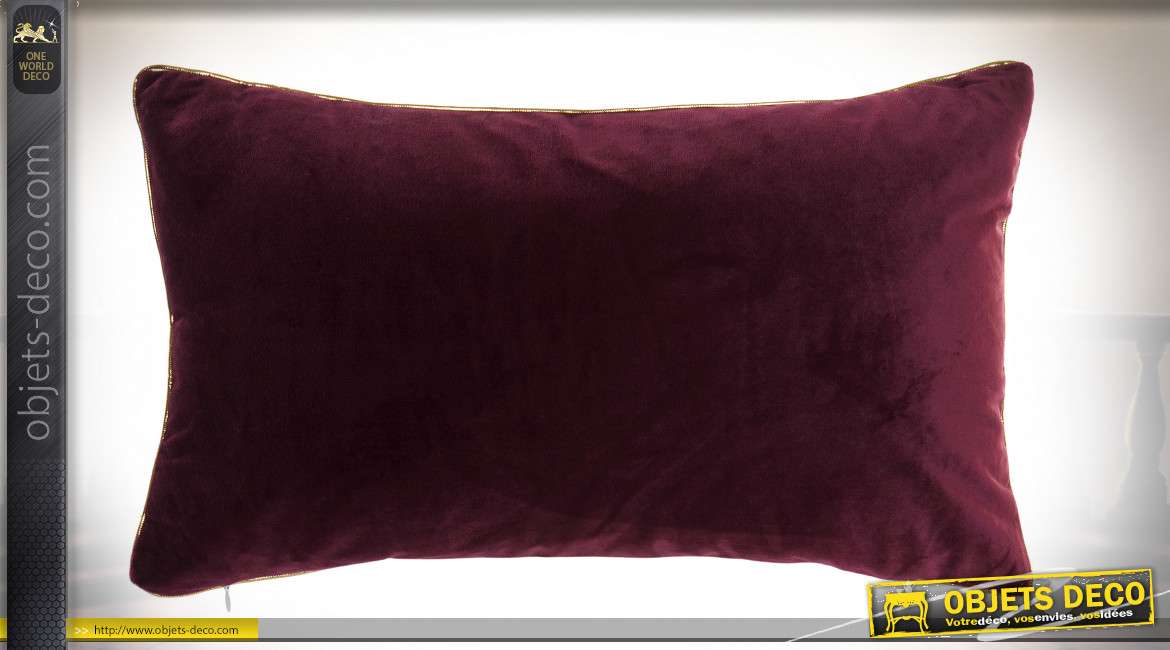 COUSSIN POLYESTER 50X30 400 GR. FLORAL VELOURS