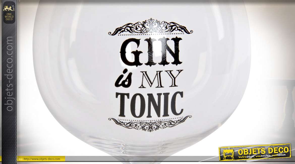 COUPE VERRE 13,5X13,5X21,5 800 ML. GIN TONIC