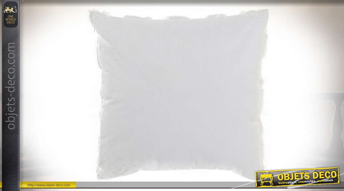 COUSSIN POLYESTER 45X45 540 GR. BLANC