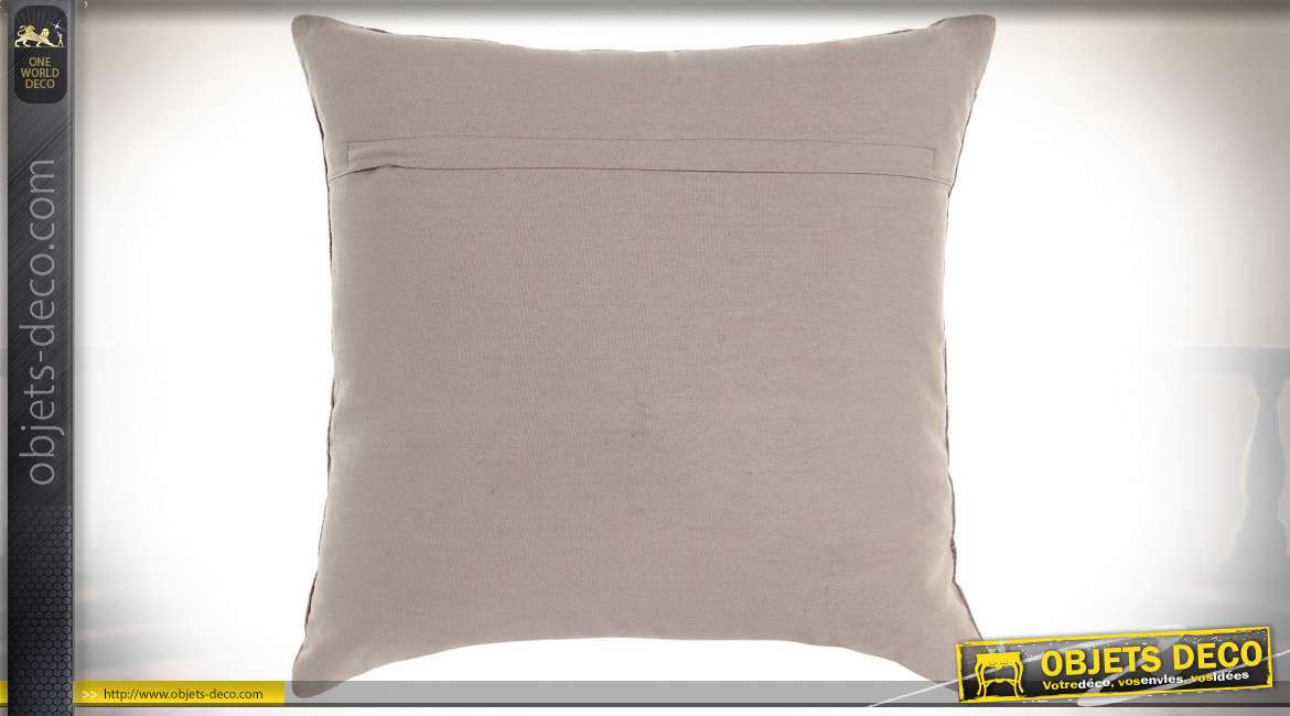 COUSSIN POLYESTER COTON 45X45 628GR VELOURS ROSE