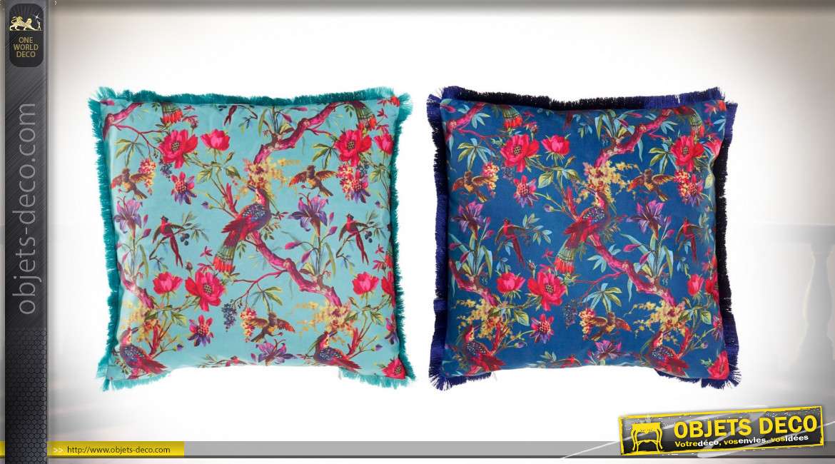 COUSSIN POLYESTER 45X45 0,45 FLORAL 2 MOD.