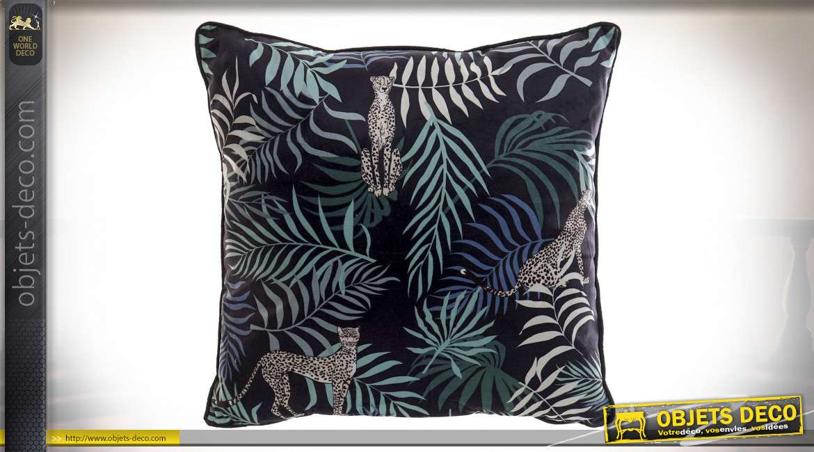 COUSSIN POLYESTER 45X45 350 GR. JUNGLE VELOURS