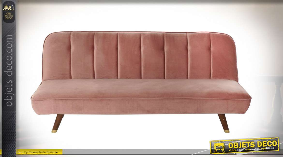CANAPÉ CONVERTIBLE POLYESTER 180X85X76 2 PLACES