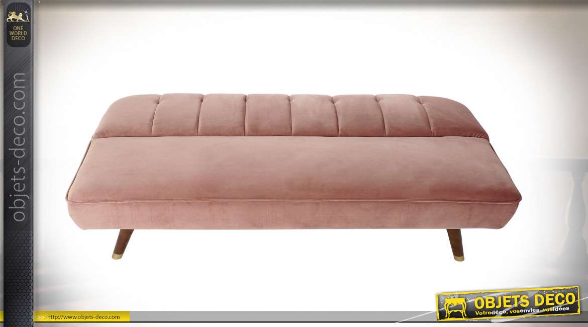 CANAPÉ CONVERTIBLE POLYESTER 180X85X76 2 PLACES